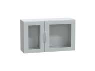 Schneider Electric slobod. polies.orman PLA kompletno zaptiven VŠD 750x1250x420 IP65 providna vrata;NSYPLA7124TG