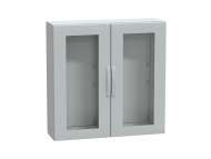 Schneider Electric slobodnostojeći poliest. orman PLA zapt. VŠD1000x1000x320 IP65 providna vrata;NSYPLA10103TG