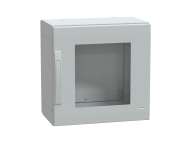 Schneider Electric slobodnostojeći poliest. orman PLA zaptiven VŠD 500x500x320 IP65 providna vrata;NSYPLA553TG