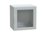 Schneider Electric slobod.poliest.orman PLA kompletno zaptiven VŠD 750x750x620 IP65 providna vrata;NSYPLA776TG