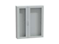 Schneider Electric slobod.poliest.orman PLA kompletno zaptiven VŠD1500x1250x320 IP65 providna vrata;NSYPLA15123TG