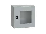 Schneider Electric Spacial CRN providna vrata bez montažne ploče V300xŠ300xD150 IP66 IK08 RAL7035; NSYCRN33150T