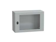 Schneider Electric Spacial S3D prozirna vrata, bez MP V400xŠ600xD250 IP66 IK08 RAL7035.