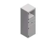 Schneider Electric Spacial SF PC rek orman - sastavljen - 1600x600x800 mm