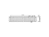 Schneider Electric Spacial SF/SM 2 šine za brzu montažu - 90 mm;NSYSQCR9040
