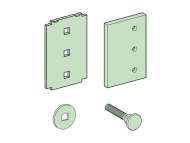 Schneider Electric Spojni element za 120mm sabirnicu/Linergy BS hz.sabirnicu; LVS04643