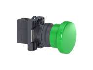 Schneider Electric Taster Ø22 - pečurkasta glava Ø40 - crni - 1NO;XA2EC31