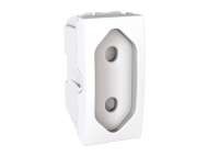 Schneider Electric Unica - 1 utičnica - 2P, zaštita, evropski standard - 1 m - bela;MGU3.031.18