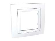 Schneider Electric Unica Basic - dekorativni ram - jednostruki - beli;MGU2.002.18