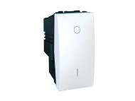 Schneider Electric Unica - dvopolni prekidač 16 AX 250 VAC - 1 m - beli;MGU3.162.18