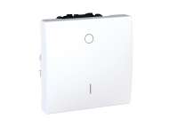 Schneider Electric Unica - dvopolni prekidač - 16 AX 250 VAC - 2 m - beli;MGU3.262.18