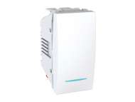 Schneider Electric Unica - naizmenični prekidač - 10 AX 250 VAC - 1 m - beli;MGU3.103.18N