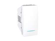 Schneider Electric Unica - naizmenični prekidač - 10 AX 250 VAC - 1 m - beli;MGU3.103T.18N