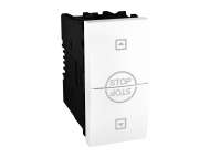 Schneider Electric Unica - prekidač za roletne - 10 A, 250 VAC - 1 m - beli;MGU3.108T.18