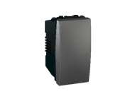 Schneider Electric Unica Top/Class - jednopolni prekidač - 16 AX 250 VAC - 1 m - grafit;MGU3.161.12