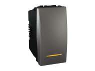 Schneider Electric Unica Top/Class - jednopolni prekidač - 16 AX 250 VAC - 1 m - grafit;MGU3.161.12S