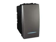 Schneider Electric Unica Top/Class - naizmenični prekidač - 16 AX 250 VAC - 1 m - grafit;MGU3.163.12N