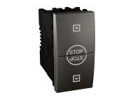 Schneider Electric Unica Top/Class - prekidač za roletne - 10 AX, 250 VAC - 1 m -grafit;MGU3.109T.12