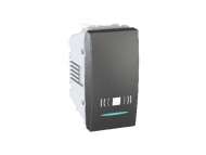 Schneider Electric Unica Top/Class - taster - 10 A 250 VAC - 1 m - grafit;MGU3.106.12CN
