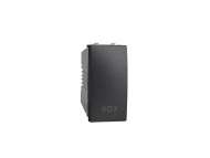 Schneider Electric Unica Top/Class - taster sa simbolom zvona - 10 A 250 VAC - 1 m - grafit;MGU3.106.12C