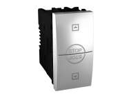 Schneider Electric Unica Top/Class - taster za roletne - 10 A, 250 VAC - 1 m - aluminijum;MGU3.108T.30