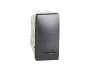 Schneider Electric Unica Top/Class - unakrsni prekidač - 10 AX 250 VAC - 1 m - grafit;MGU3.105.12N