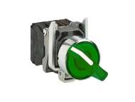 Schneider Electric Zeleni kompl. svetleći izborni taster Ø22 2-pozicije bez povratka 1NO+1NC 120V;XB4BK123G5