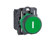 Schneider Electric Zeleni kompletni udubljeni taster Ø22 sa povratkom 1NO ''I'';XB5AA3311