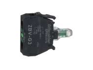 Schneider Electric Zeleni svetlosni blok za glavu Ø22 integrisan LED 110...120V vijčani priključak;ZBVG3