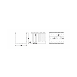 Klemsan Slotted wiring duct 25x60 ; 551012 - slika 3