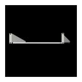 Rittal TS-IT 19 Polica  perforirana2HU, dubine 400mm, RAL9005 | 5501625 - slika 2
